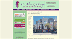 Desktop Screenshot of dralicecharap.com
